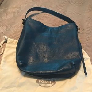 ❤️❤️Fossil blue leather purse❤️❤️